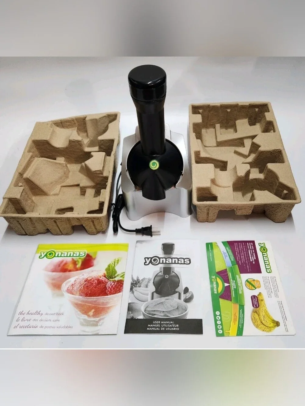 Yonanas Classic Frozen Fruit Soft-Serve Dessert Maker